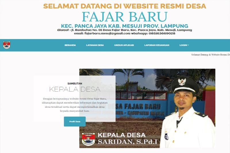 Pemerintah Desa Fajar Baru